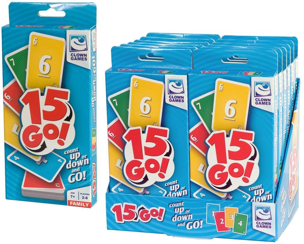 Clown Games 15 go niños y adultos juego de tablero 120 piezas cartas