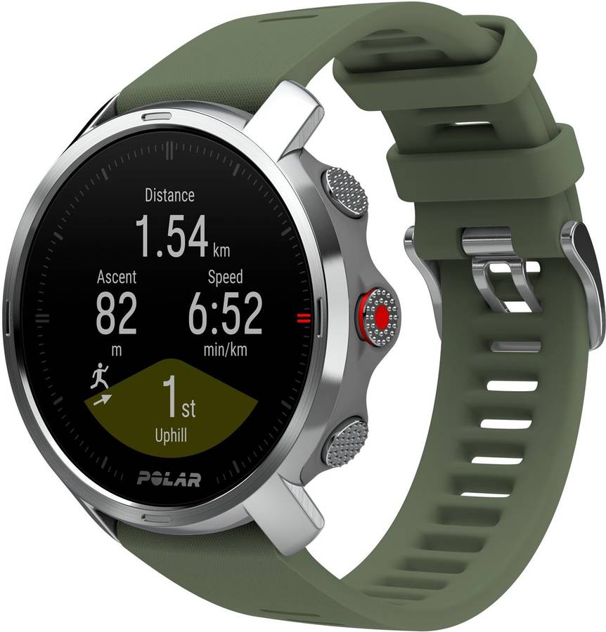 Reloj Deportivo POLAR GRIT X (Bluetooth - Autonomía hasta 40 horas - Verde)