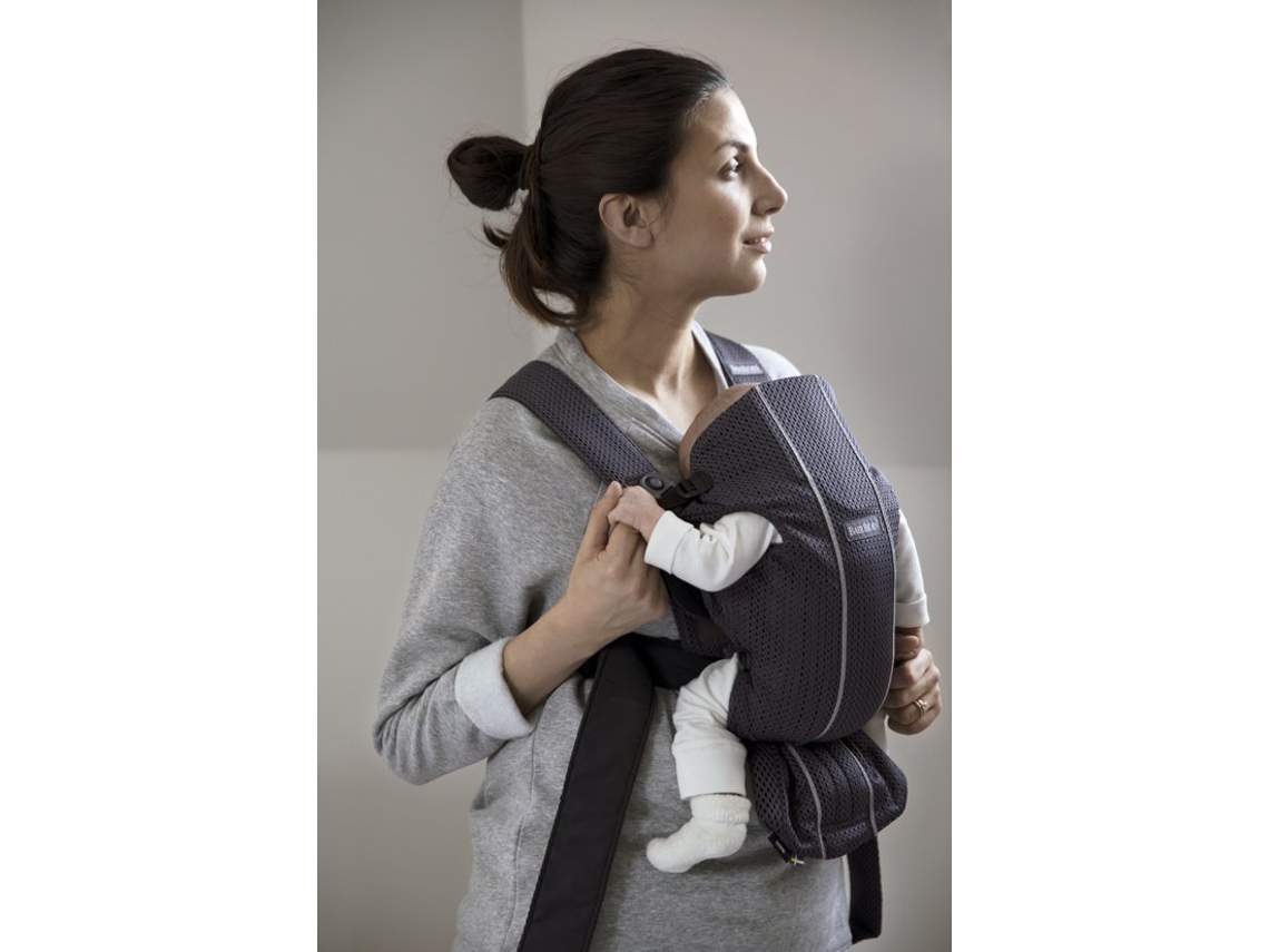 BabyBjörn® mochila porta bebé mini 3D mesh negro