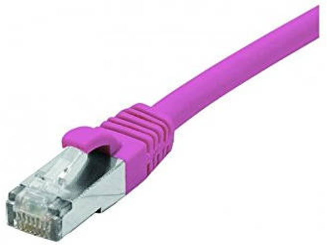 Cable de Red CONNECT (RJ45 - 2 m - Rosa)