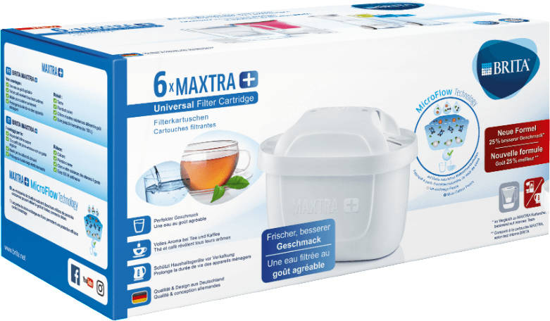 Cartucho Filtrante BRITA MAXTRA+ 6-Pack