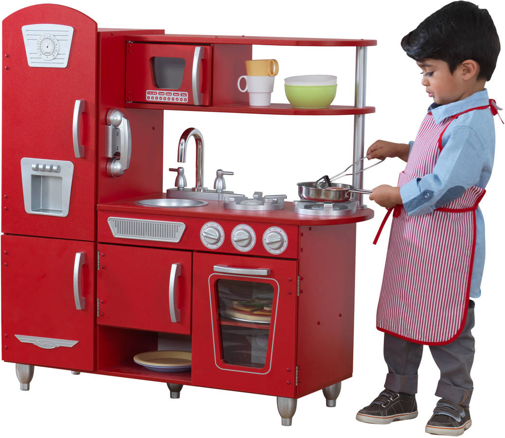 Cucina de Jugar KID KRAFT Red Vintage Play