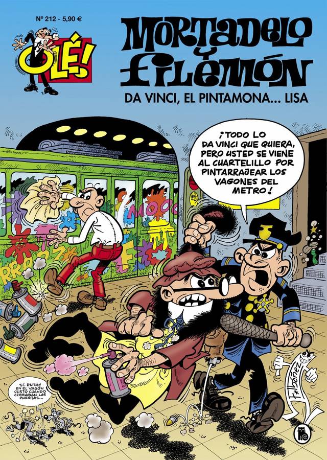 Libro Da Vinci, El Pintamona... Lisa (Olé! Mortadelo 212) de Francisco Ibáñez (Español)