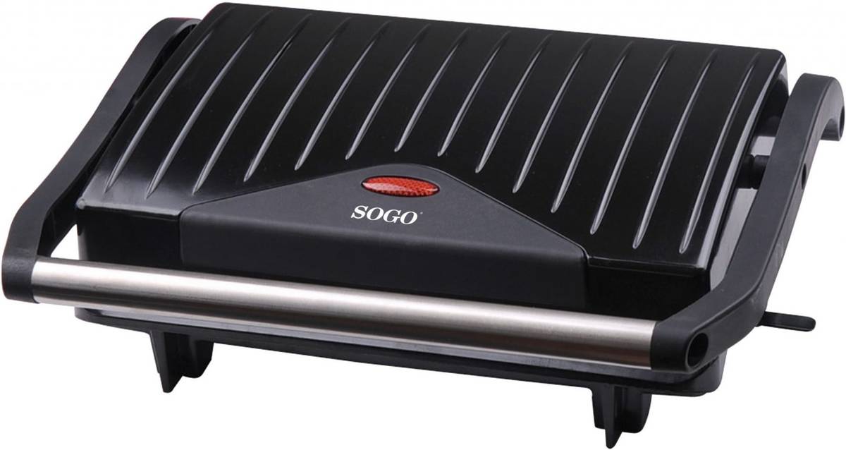 Sandwichera SOGO SAN-SS-7122 (750 W - Negro)