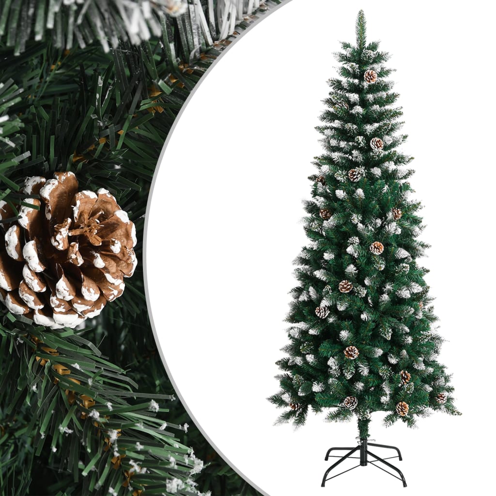 Árbol De Navidad Artificial Con Soporte VIDAXL (Verde - 180 Cm)