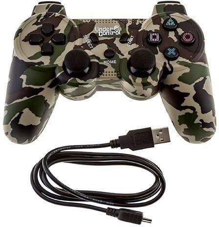 Mando para PS3 UND3700372704281 Verde Camuflaje