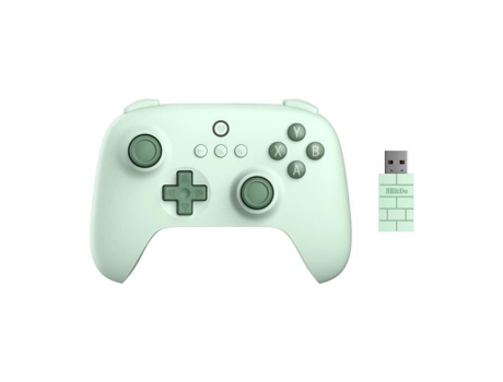 Controlador inalámbrico Retrogaming 8Bitdo Ultimate C 2.4G para Steam Deck PC y Android Pastel Green