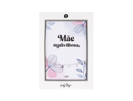 Pulsera Acero Plata LOVELY STORY Luas Mae Maravilhosa Bp2315-Pt