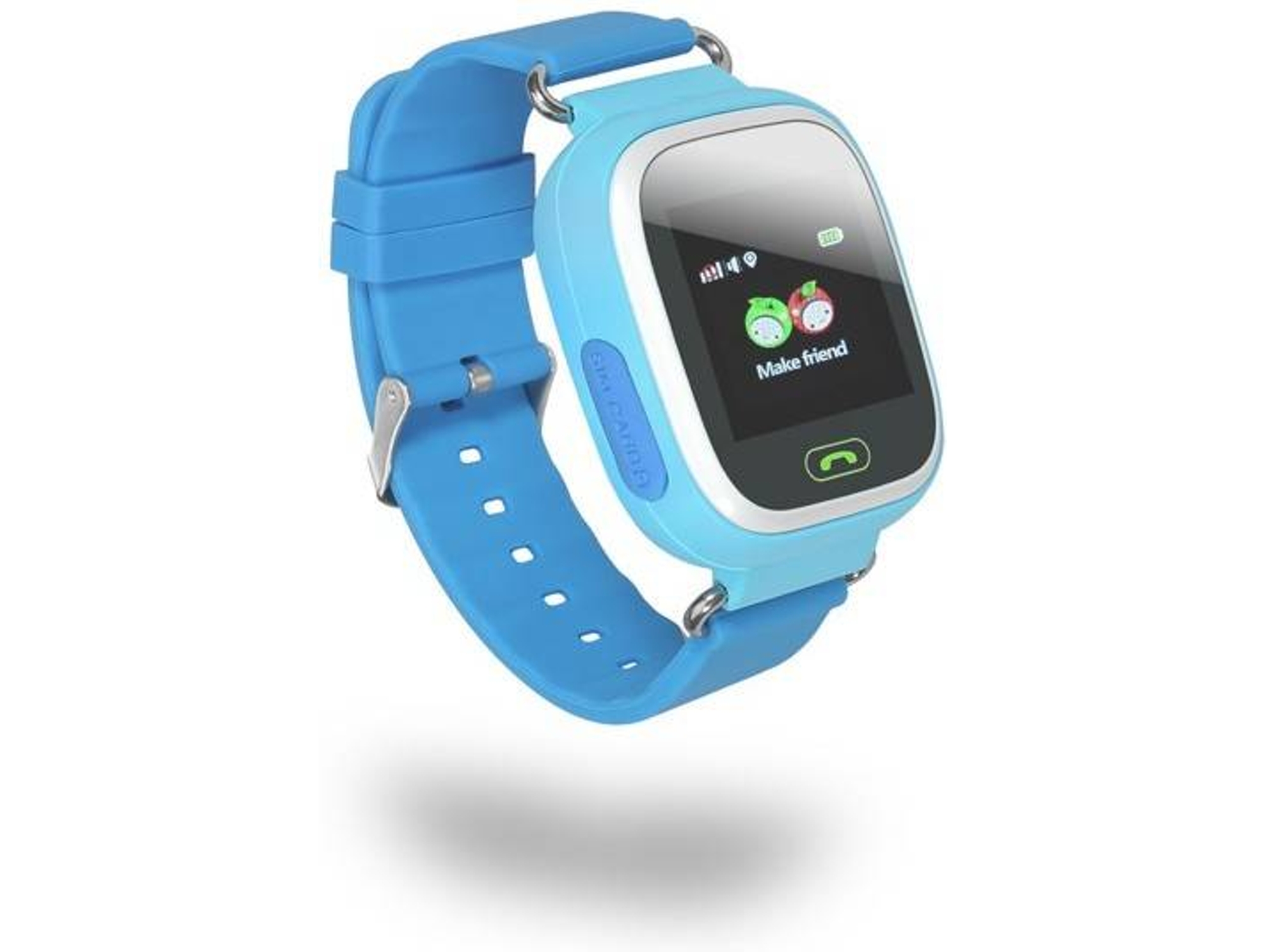 Ajustamiento Maligno Chispa  chispear Smartwatch para niños Q90 Azul