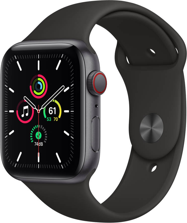 APPLE Watch SE Gps 44mm Aluminio gris espacial negro