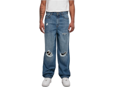 Pantalones Vaqueros para Hombre URBAN CLASSICS (36 - Azul)