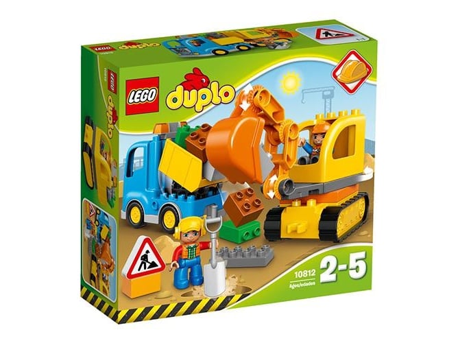 Lego Duplo Y excavadora de lagartas edad 2