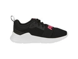 Zapatillas Deportivas PUMA Wired Run Ps Para Niños (Negro - Tejido -31)