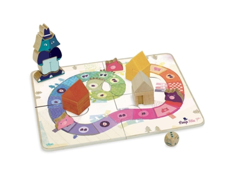 Jogo de Mesa VILAC Wolf And 3 Little Pigs Game (3 Anos)