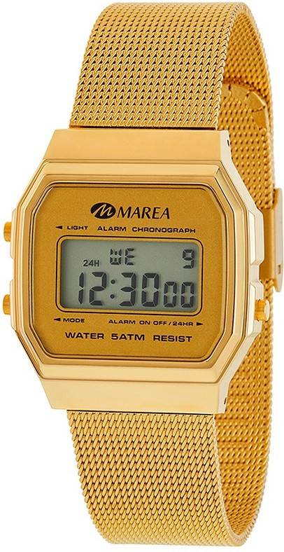 Reloj Digital MAREA Mujer (Metal - Dorado)