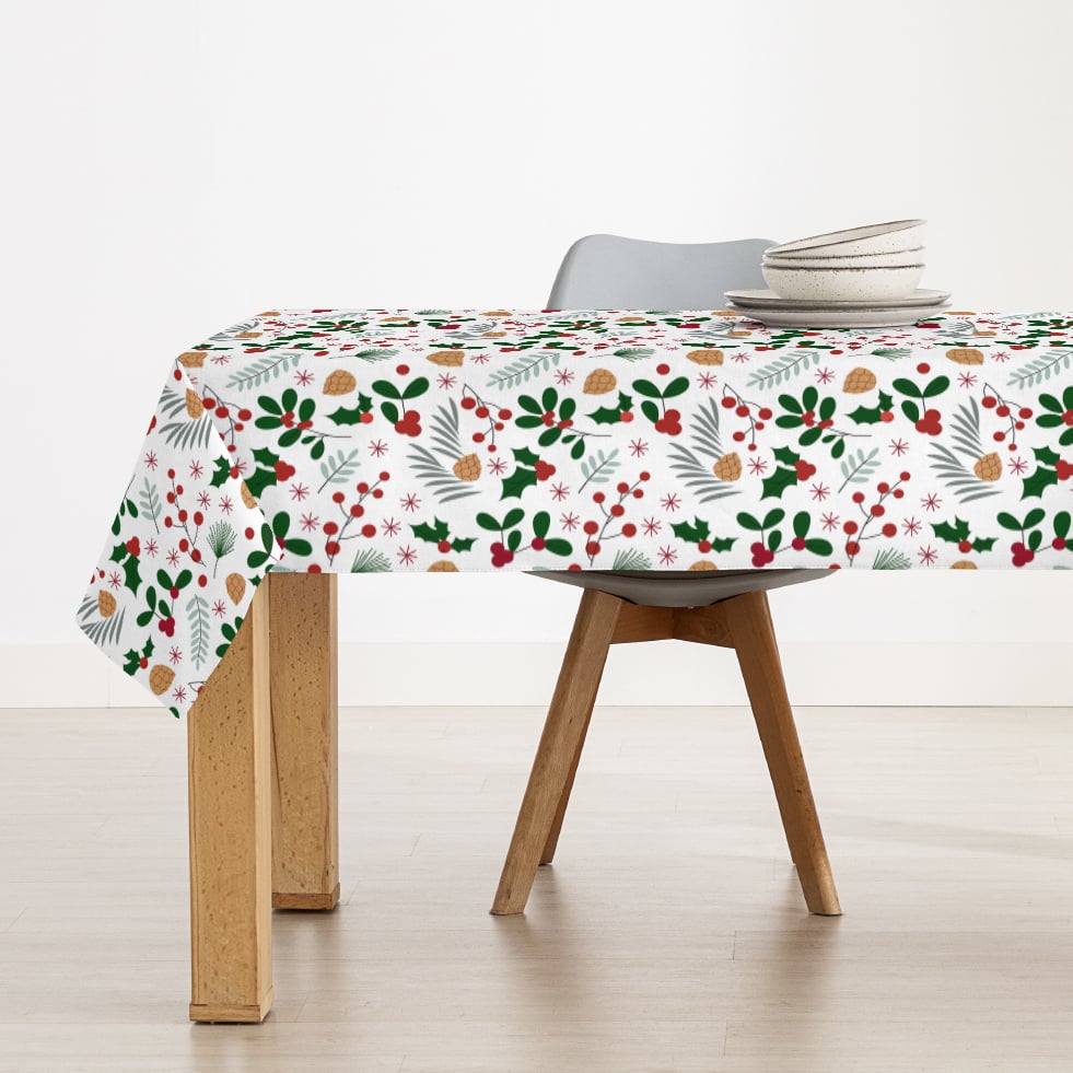 Toalla De Mesa muare home christmas 300 x 140 cm multicolor belum mantel navidad 300x140 100 resinado antimanchas tacto 59