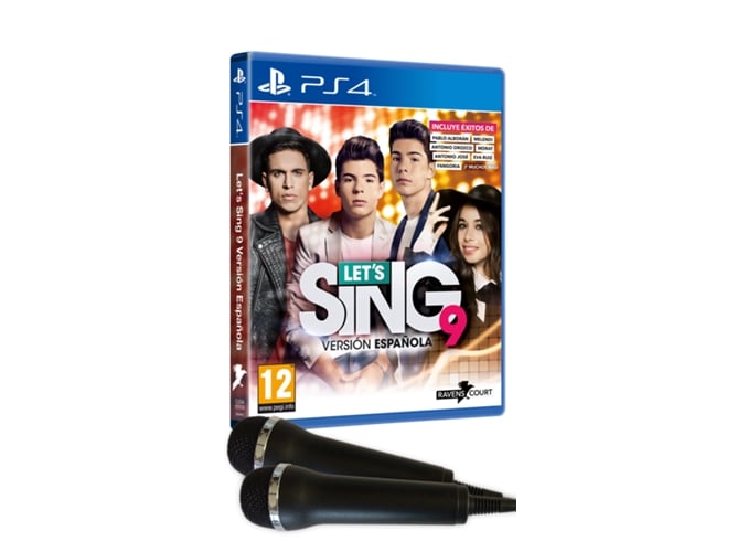 Juego PS4 Let's Sing 9 Versión Española + 2 micrófonos