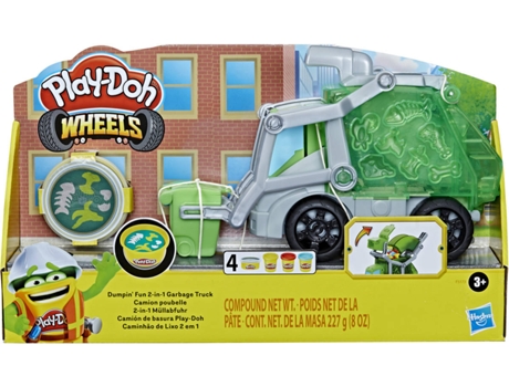 Plastilina PLAY-DOH Wheels - Play-Doh Garbage Truck (Edad Minima: 3 años)