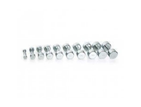 Pro Chrome Dumbbell 2Kg Unit Prateado 2 kggymstick