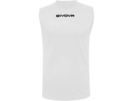 Camiseta de Hombre para Fútbol GIVOVA Poliéster Blanco (M)