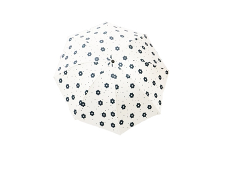 Paraguas GRPT Tríptico Engrosado Caucho Parasol Mori Sunny Rain Doble (Negro)