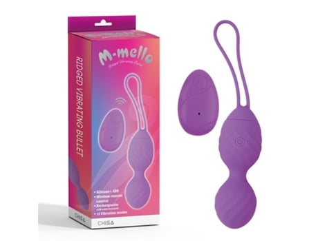 Huevo Vibrador Control Remoto Ridged Usb Silicona 7.4 CHISA