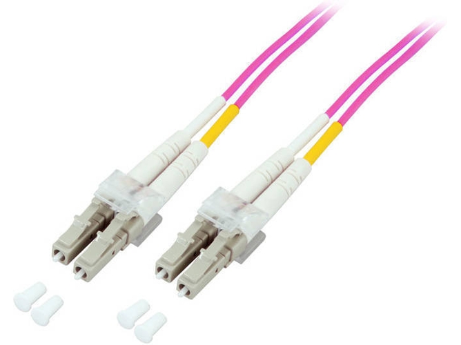 Cable de Fibra Óptica ALCASA (10 m - Morado)