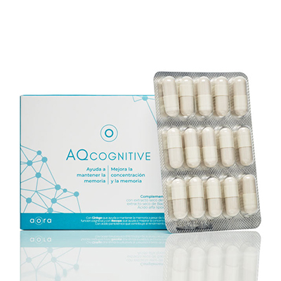 Complemento Alimentar AORA HEALTH Aqcognitive (30 Cápsulas)