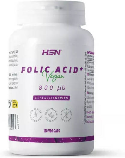 Complemento Alimentar HSN Ácido Fólico (120 veg caps)