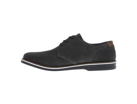 Zapatillas de Hombre RIEKER Piel Negro (45)