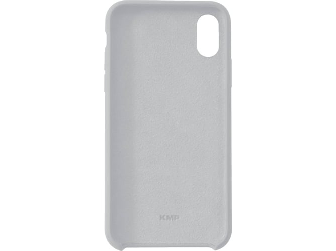 Funda iPhone X KMP Silicona Gris