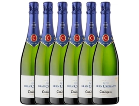 Espumante CODORNÍU Codorníu Gran Cremant Meio Seco Cava (0.75 L - 6 unidades)