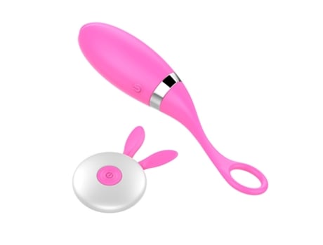 Vibrador de huevo con control remoto inalámbrico con 12 modos de vibración para mujeres (rosa) VEANXIN