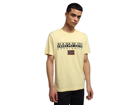 Camiseta de Hombre NAPAPIJRI Ayas Banana Outro Amarillo (XL)