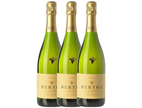 Espumante BERTHA Bertha Cardús Brut Nature Cava Gran Reserva (0.75 L - 3 unidades)