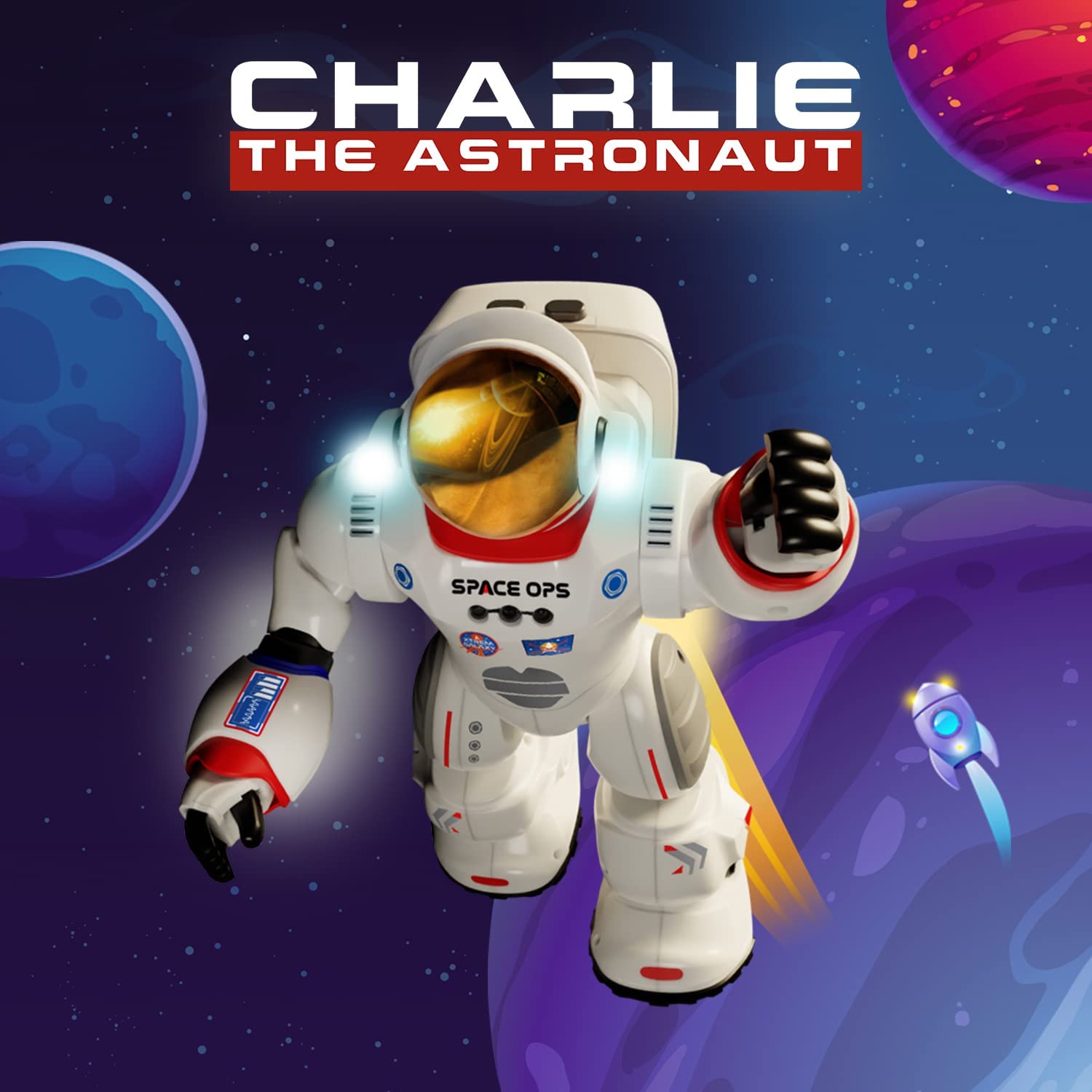 Robot XTREM BOTS Charlie The Astronaut (Edad Mínima: 5 Años - 27,5x12x35 cm)