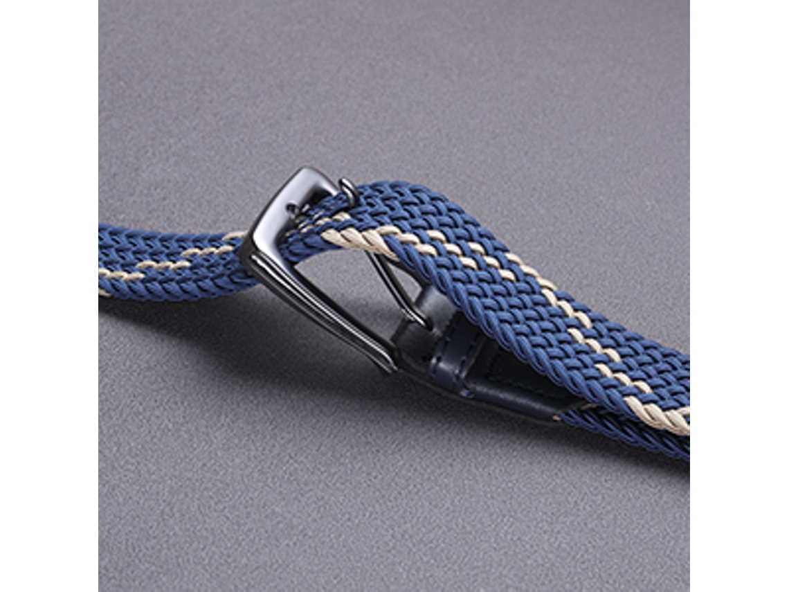 Cinturones trenzados elásticos para hombre Cinturón elástico tejido casual  1 3/8 ancho