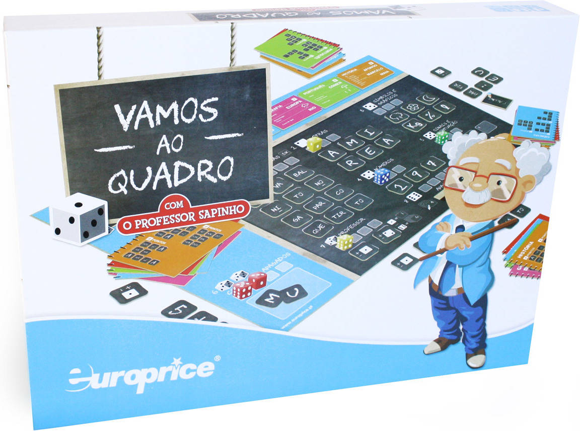 Juego de Mesa EUROPRICE Vamos a la Pizarra (Portugués) (Edad Mínima: 3)