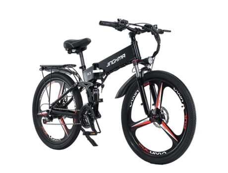 Bicicleta eléctrica plegable JINGHMA R3 48v 12,8ah batería 800W motor sin cepillo 26 ruedas 45km / h