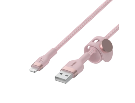 BELKIN CAA010BT1MPK Cable USB 1 m USB A USB C/Lightning Rosa