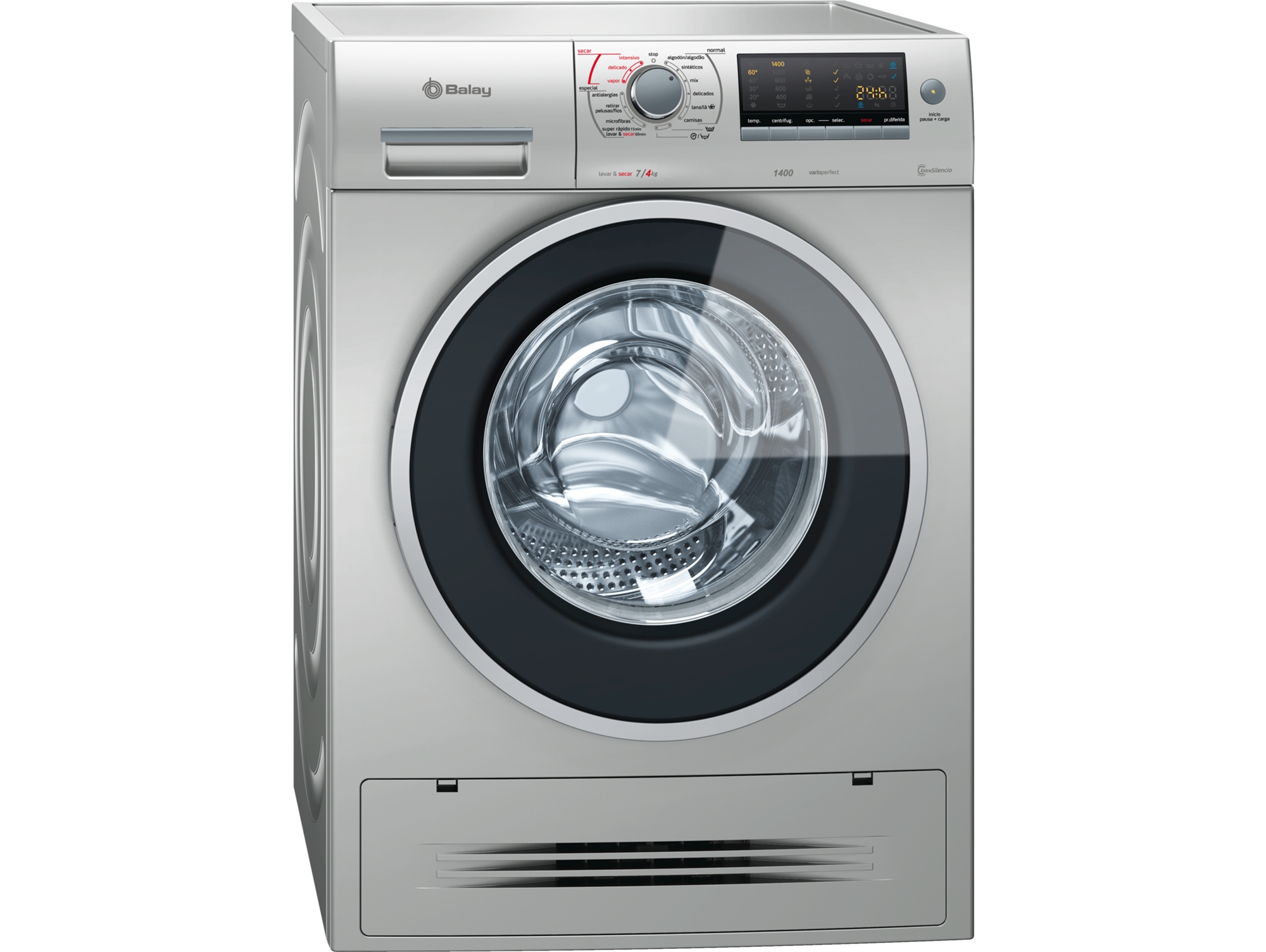 Lavasecadora BALAY 3TWXA (4/7 kg - 1400 rpm - Inox)