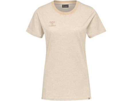 Camiseta de Mujer para Fútbol HUMMEL Move Beige Blanco (S)