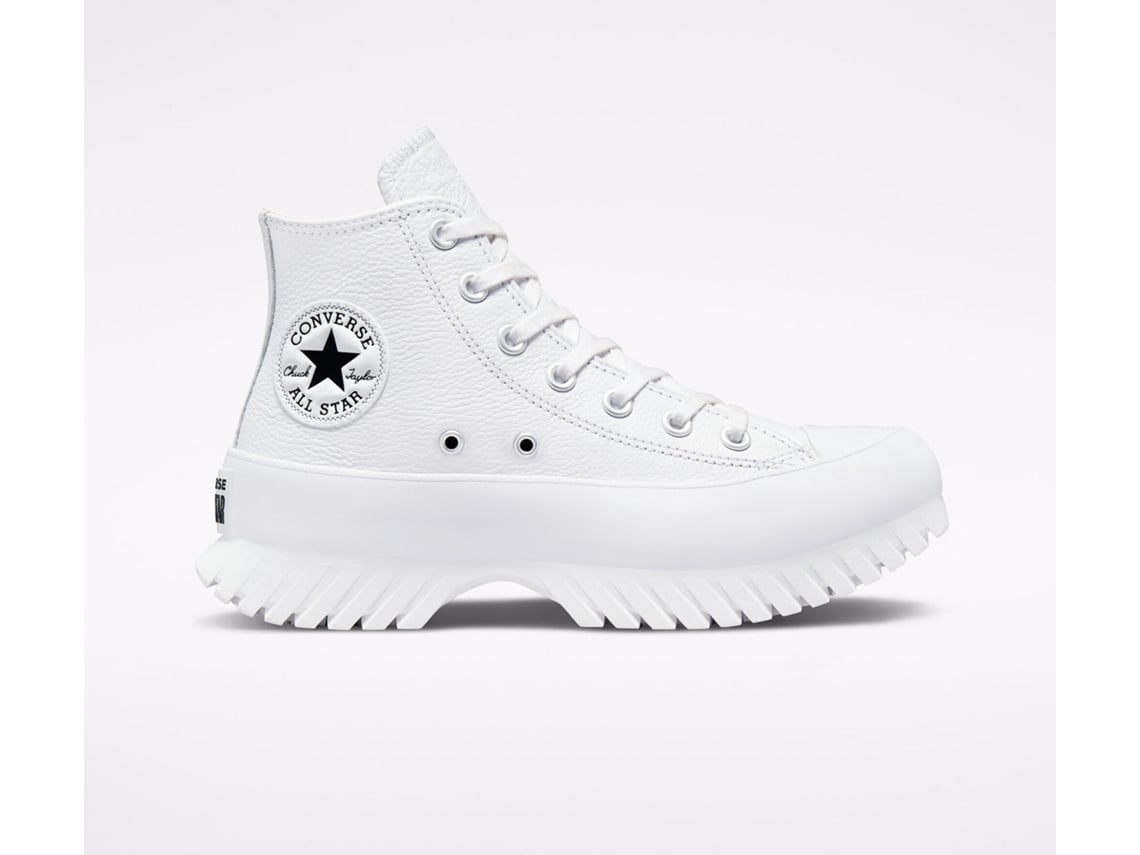CONVERSE Chuck Taylor All Star 2.0 Leather Mujer (35 - Blanco)