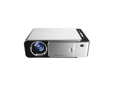 Proyector T5 Home Video 1080P Grabadora Comcorder Multifuncional Portátil Led Hd Silverregular Versión