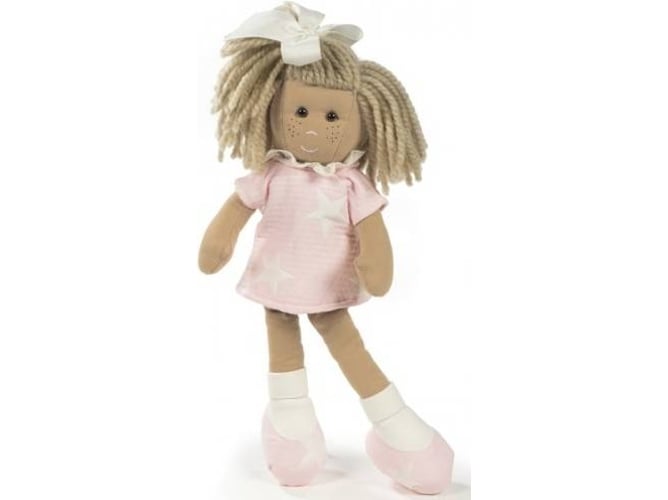 La Nina Muñeca trapo marta color rosa 38 cm 60426