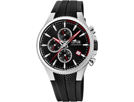 Reloj LOTUS Hombre (Goma - Negro)