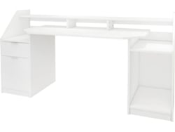 Escritorio ML-DESIGN con Cajón Blanco (MDF - 180 x 55 x 90 cm)