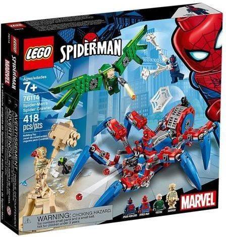 LEGO Super Heroes: La araña reptante de Spiderman - 76114 (Edad Mínima: 7 - 418 Piezas)