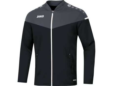 Chaqueta para Niños JAKO Loisir Champ 2.0 (Negro, Gris Antracita - 7/8 Años)