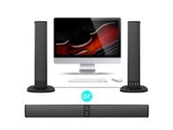 Soundbar WEIMAI Bluetooth Home Theater con Subwoofer para Pc